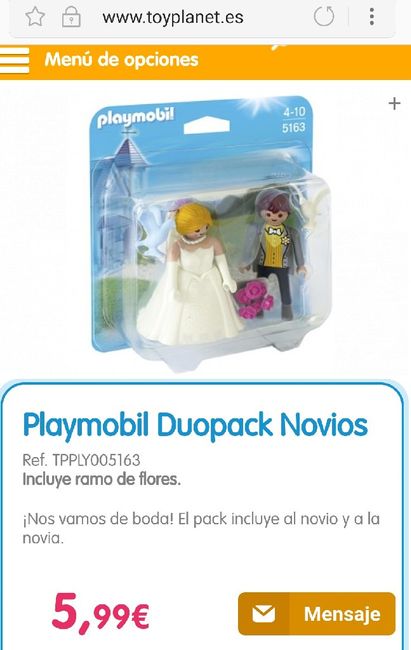 Playmobil pareja de novios mejor precio??? - 1