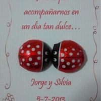 Tarjeta agradecimiento mariquitas - 1