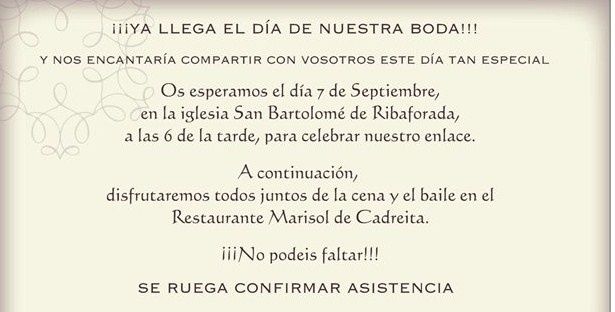 INVITACION- REVÉS