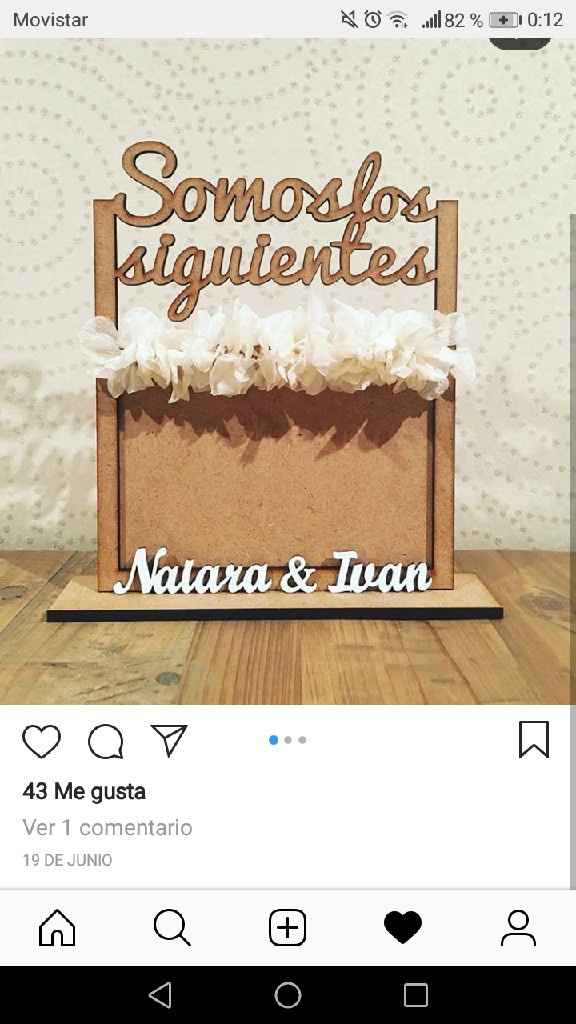 Regalo sois los siguientes ideas - Organizar una boda - Foro Bodas.net