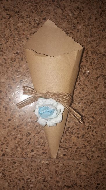 Conos para el arroz terminados😊😊 - 2