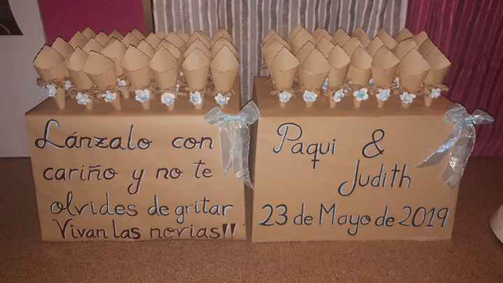 Conos para el arroz terminados😊😊 - 1