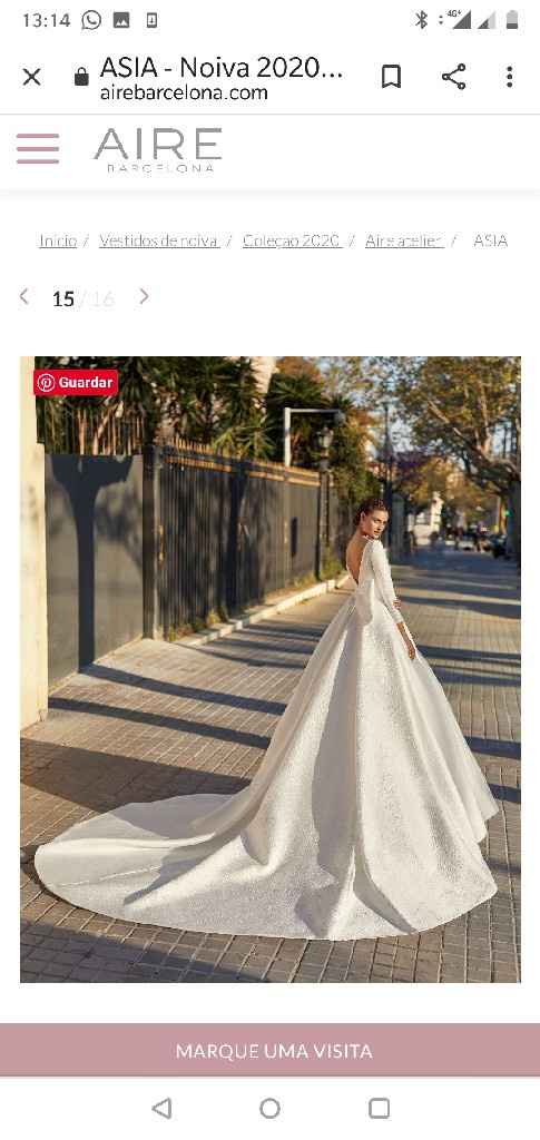 Vestido espalda descubierta y novia de pecho grande - 2