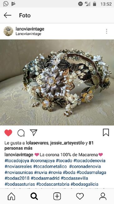 Mi corona en La Novia Vintage - 2