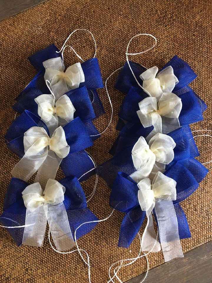 Mis lazos para adornar el coche - 1