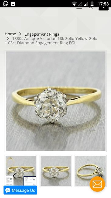  Como es tu anillo de pedida?? - 1