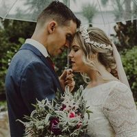 Corona de flores para la novia - 1