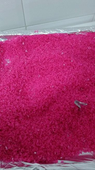 Mi primera tanda de arroz teñido - 1