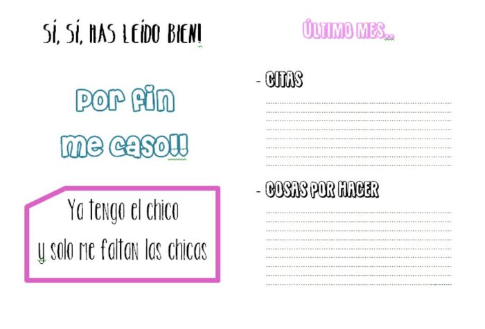 Cuaderno Damas de Honor👗👠 3