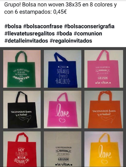 ¿bolsitas para los invitados? - 1