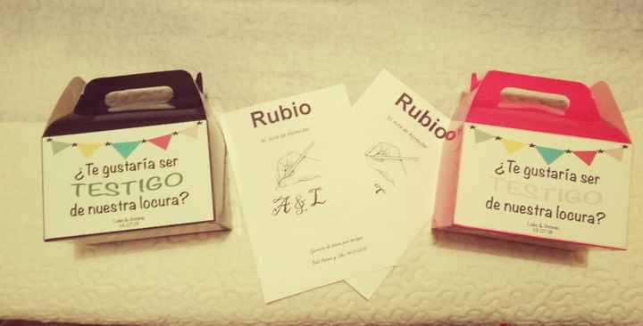 Mi regalito para nuestros testigos - 1