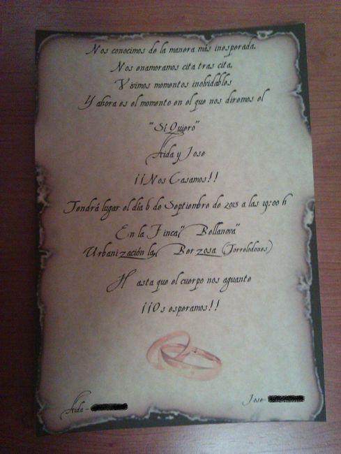 Invitaciones