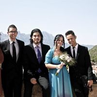 con algunos amigos
