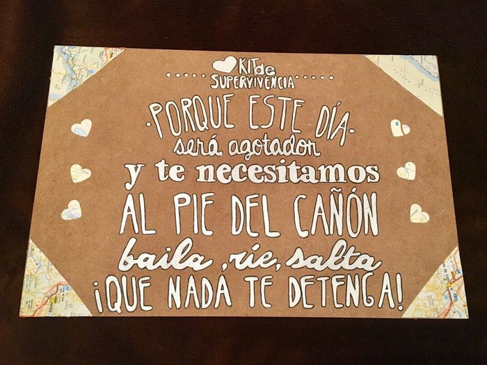 Cartelería y detalles de la boda viajera - 2