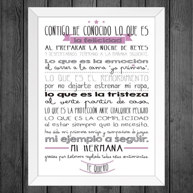 Cuadro mr wonderful hermanas