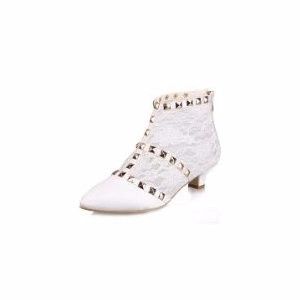 Botines blancos