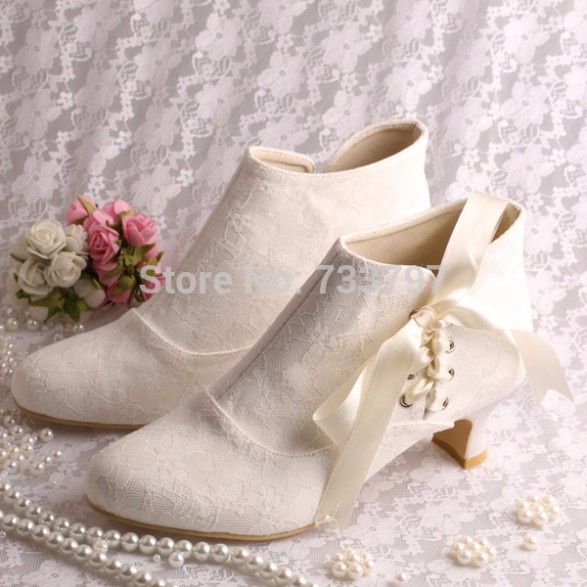 Botines blancos