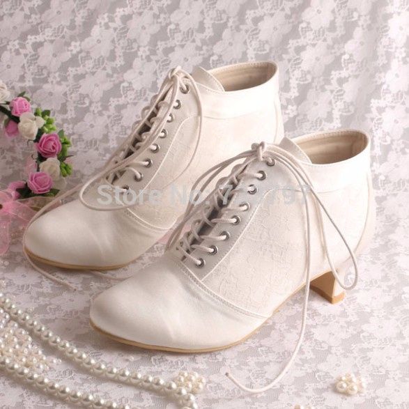 Botines blancos