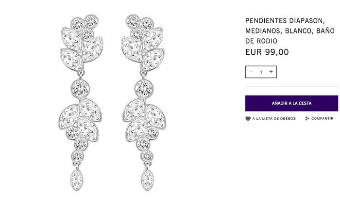 Pendientes Swarovski