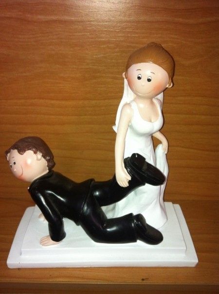 Figuras de tartas de bodas con pelo moreno - 1