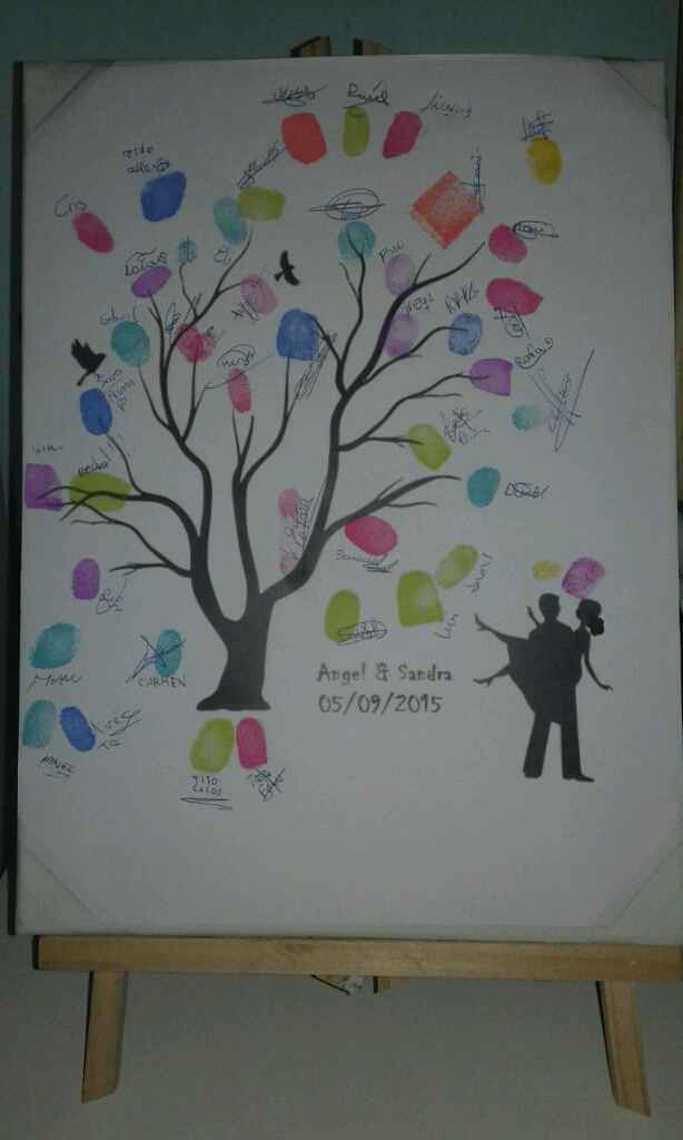 Asi quedo nuestro arbol de huellas - 1