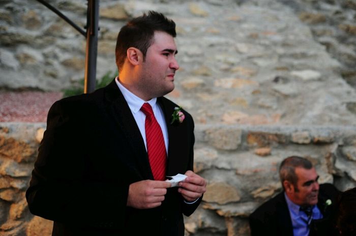 Fotos de mi marido esperando en el altar! - 2