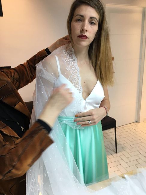 Ya he empezado con mi vestido - 3