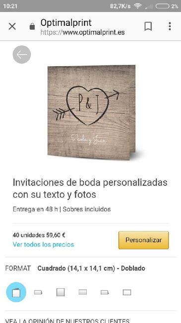  Invitaciones baratas? - 1