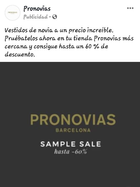 Sample sale pronovias 1