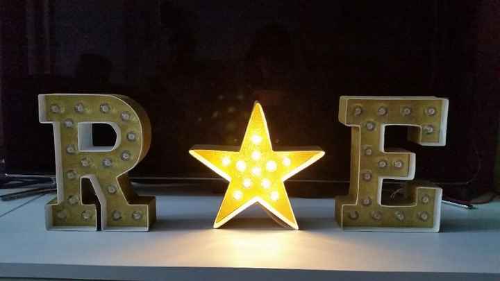 Letras luminosas pequeñas - 1