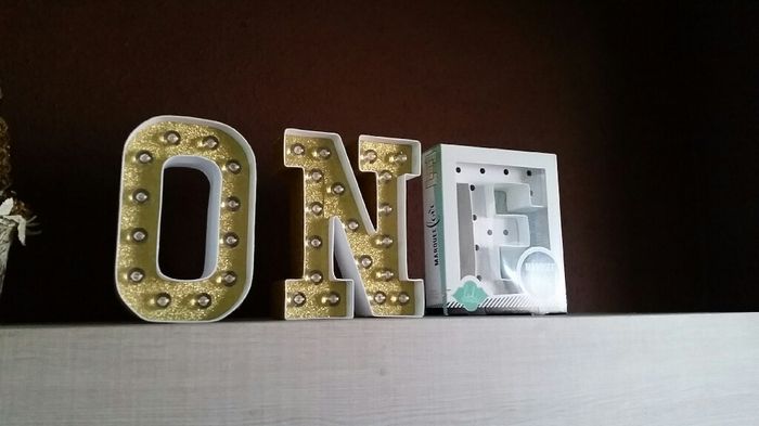 Letras de madera con luces - diy - 2