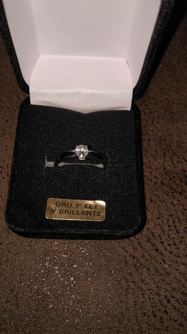 Anillo de pedida - 1