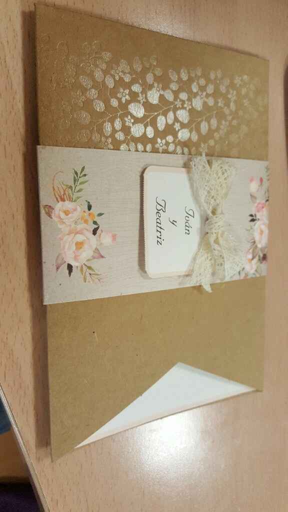 Invitaciones por fin - 1