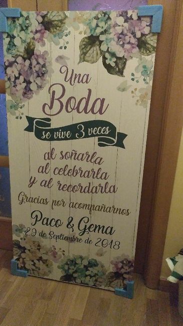  Cartel bienvenida - 1
