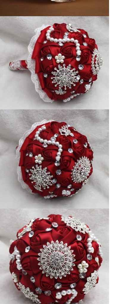 Ramo de novia con broches - 1