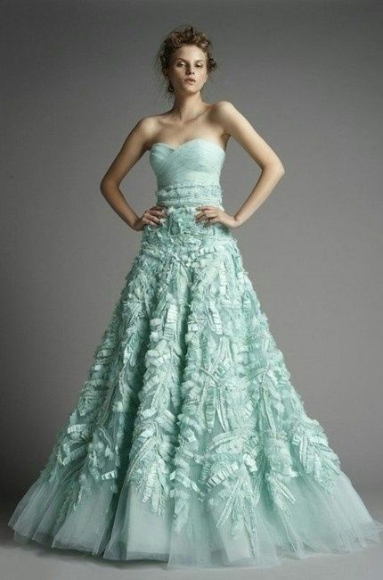 Vestidos de novia de color: 10 vestidos en azul - 1