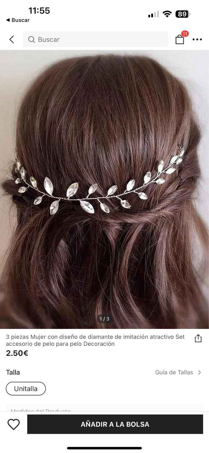 Tocado para trenza - 1