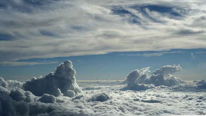 En las nubes