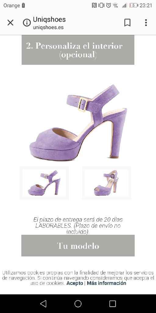 Zapatos de novia. - 1