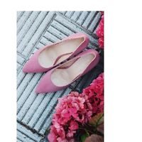 zapatos de color rosa - 1