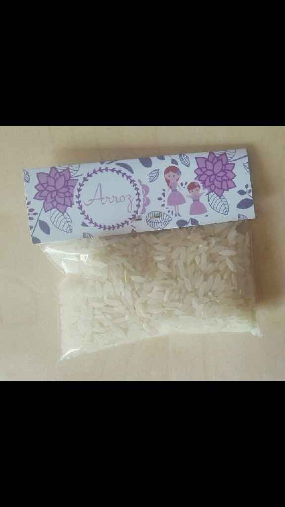 Dónde me recomendáis que pida bolsas arroz personalizadas - 2