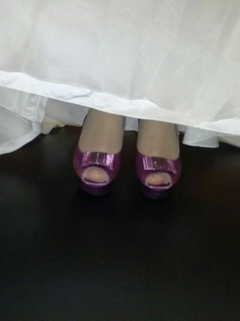 Pues si,  eran mis zapatos de novia! - 3