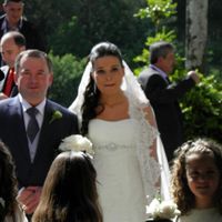 la entrada en la iglesia