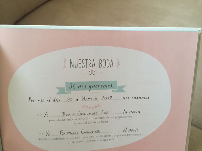 Libro organizador de boda - 2