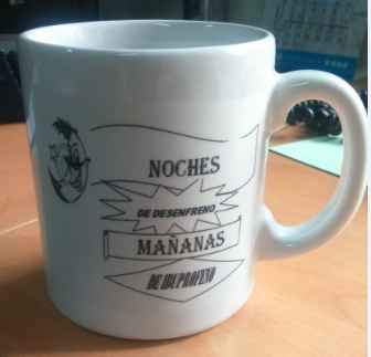 Taza para rellenar