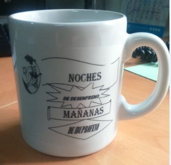 Taza para rellenar