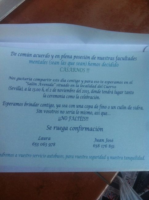 Boda en noviembre por la tarde! - 2