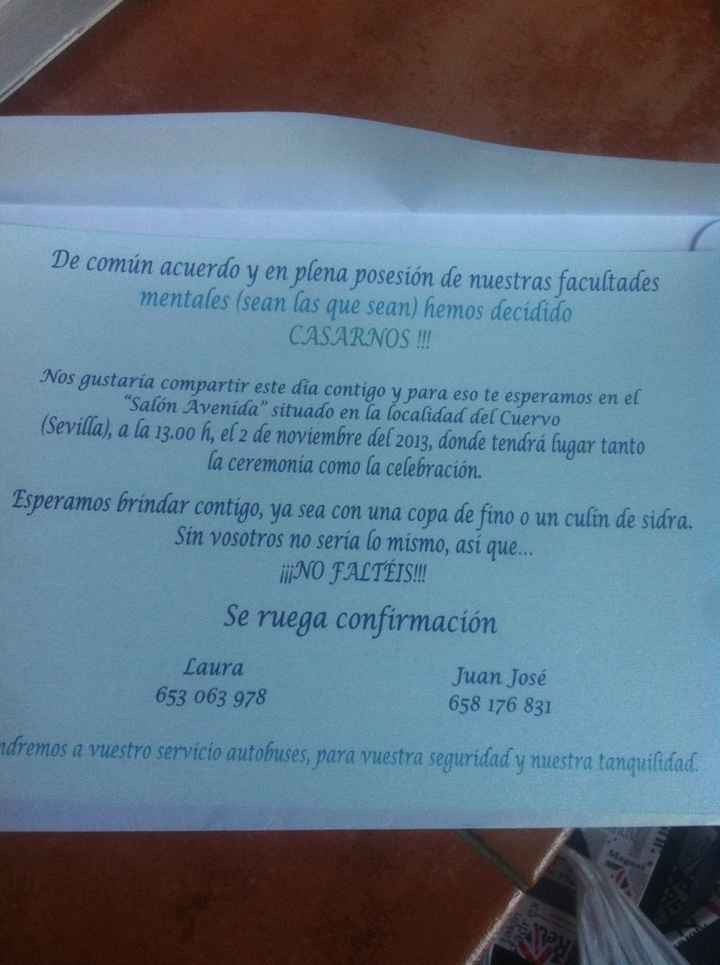 Boda en noviembre por la tarde! - 2