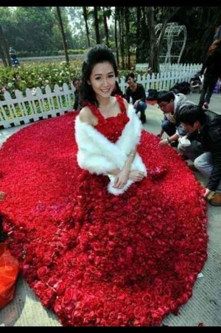 Vestido de novia regalo del novio... - 1