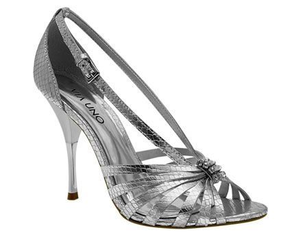 sandalias plata